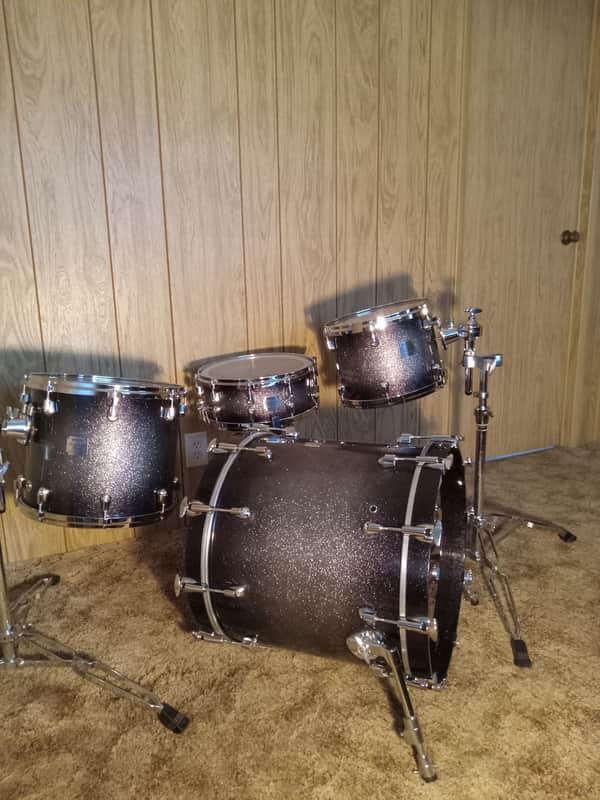 Yamaha Absolute birch noveau 2004 - black sparkle sunburst laquer image 1