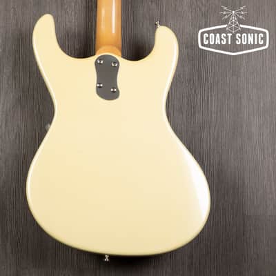 1993 Mosrite USA V-65 The Ventures Model '65 Reissue w/ Vibramute, original Tags & case image 4