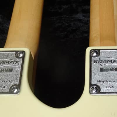 Kramer Richie Sambora Stars White Double Neck 1980's Bon Jovi Vibe image 23