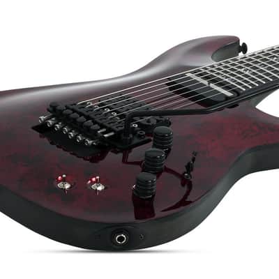 Schecter C-7 FR S Apocalypse guitar in Red Reign image 2