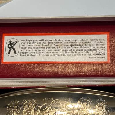 Hohner Harmonica C Vintage with box image 3