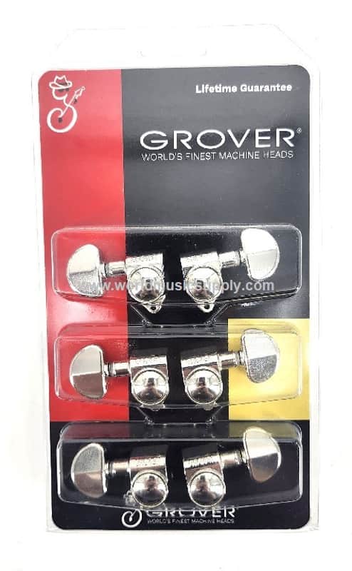 Grover Grover Rotomatic Guitar Tuners Nickel 3+3 image 1