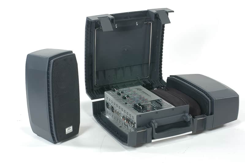 Peavey Messenger M100 Complete Super Portable PA System with Speakers image 1