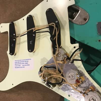 Rocketfire S-style Guitar Surf green image 24