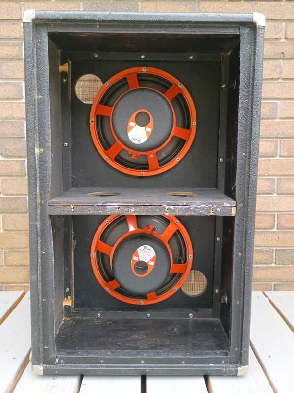 Fender JBL D120F Orange Frame 8ohm Speaker Pair 1968 image 1