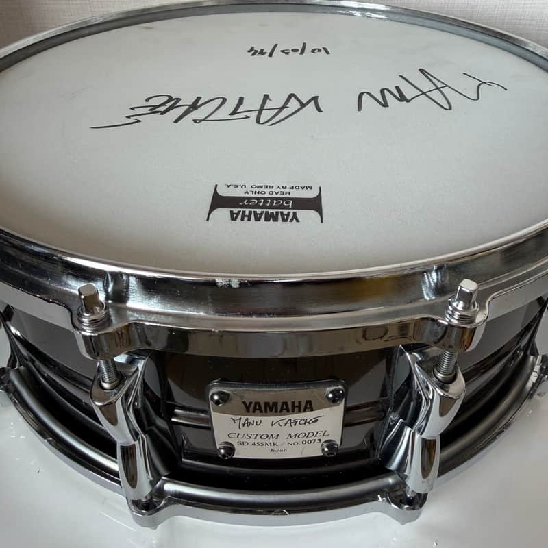 Yamaha Manu Katche signature snare 14x5.5 SD 455MK 90s image 1