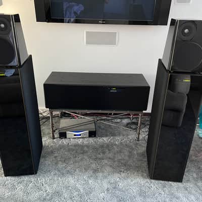 Meridian DSP6000 Floor Standing Speakers Late 90s Early 2000s Piano Black image 4