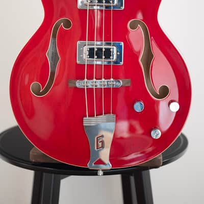 2012 Gretsch G5442BDC Double Cut Electromatic Bass - in Red image 8