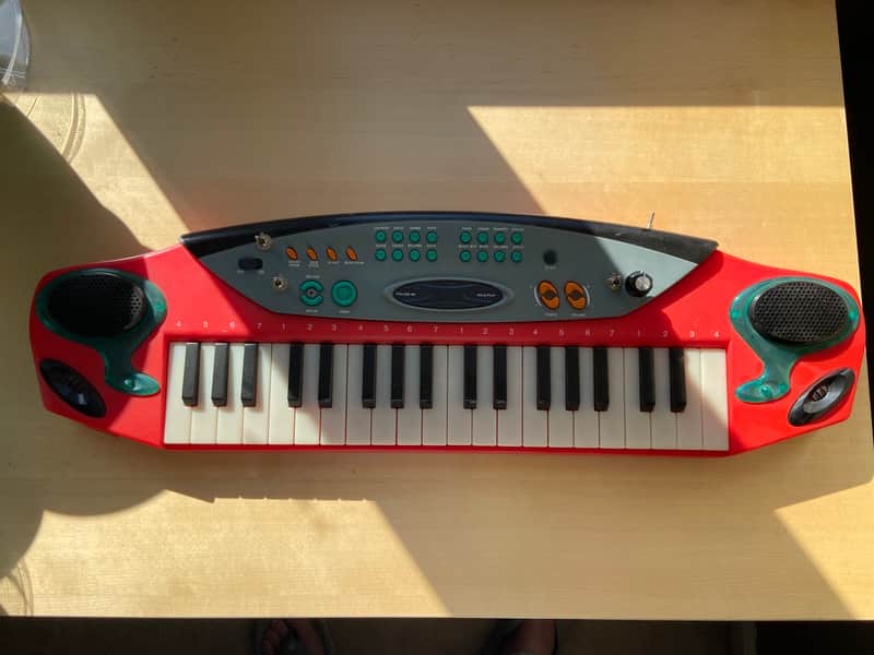 Circuit Bent Toy Piano (Red) image 1