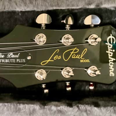 Epiphone Les Paul 1960’s Tribute Plus 2016 - Cherry Burst - Stunning Flame image 11