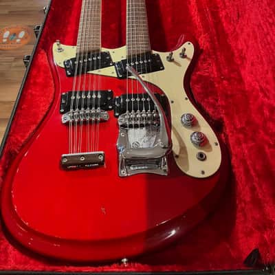 Mosrite Joe Maphis Mark XVIII 1966 - Red image 3