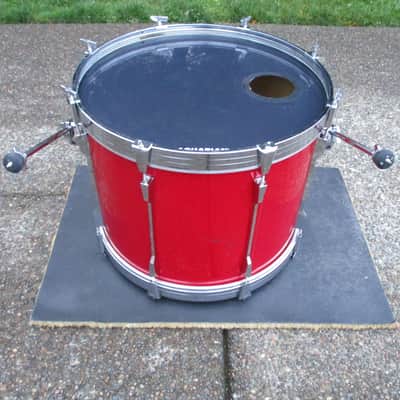 Tama Vintage Rockstar 22 X 16 Bass Drum, Lipstick Red, Made in Japan ! image 9