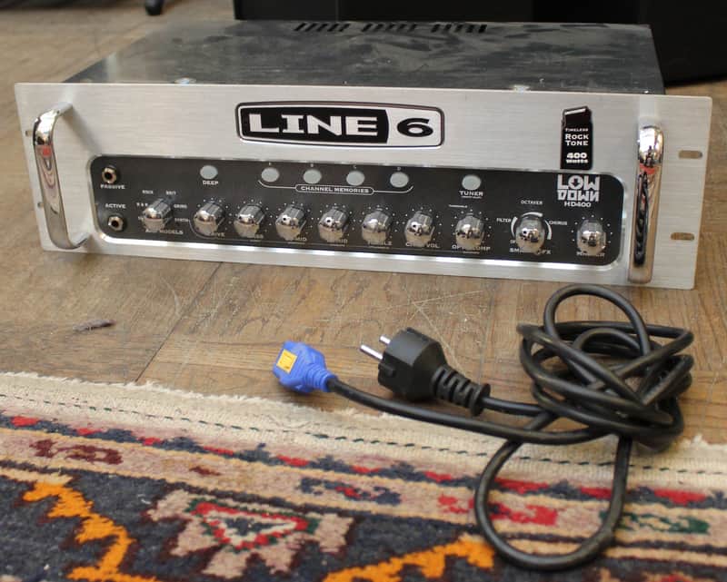 Line 6 Lowdown HD400 400W Rack Mountable Bass Amplifier Head image 1