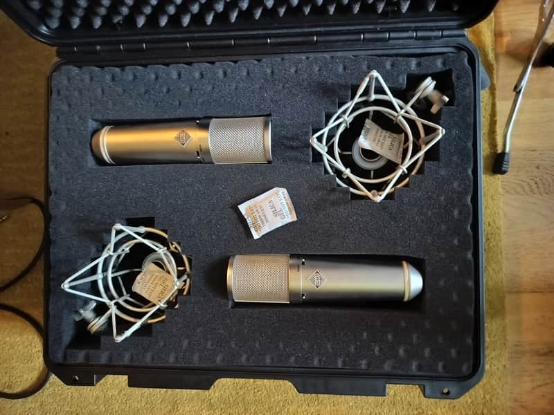 2 x United Studio Technologies UT Twin87 with flightcase image 1