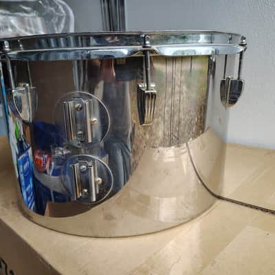 Ludwig 16"(Diameter)x 10(Depth) Stainless Steel Tom 1970's - Stainless Steel image 4