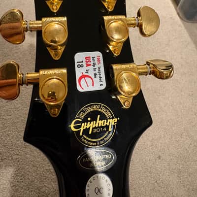Epiphone Les Paul Custom PRO - Ebony UPGRADES image 7