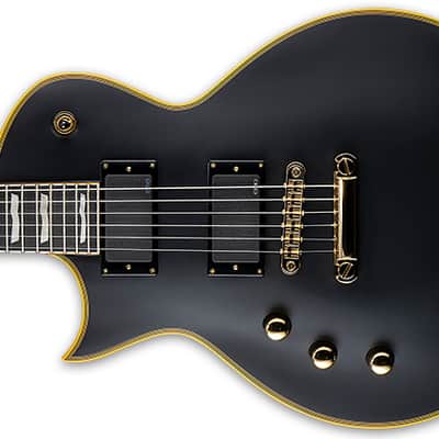 ESP LTD EC-1000 LH Vintage Black Left-Handed image 1