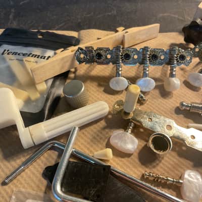 Vintage Random Lot Of Guitar Parts Parts Or Repair. image 6