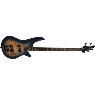 Jackson JS3Q Spectra Bass IV - Amber Blue Burst image 5