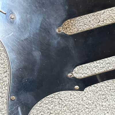 1973 1974 1975 1976 Fender Stratocaster guitar pickguard black image 2