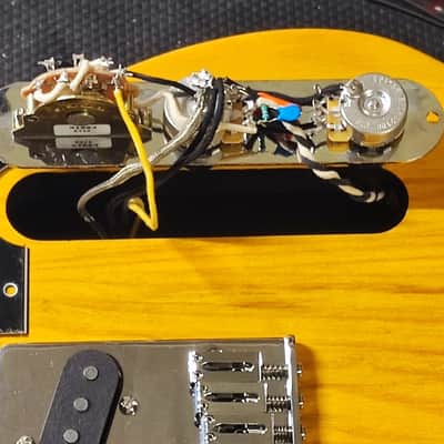 MyDream  Partcaster Custom Built - Telecaster Swamp Ash Butterscotch SD Zebra SH-1N image 11