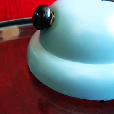 Vintage 1950's Shure Brothers S36 microphone desk stand blue 55 55S 737A 708A # 7 image 6