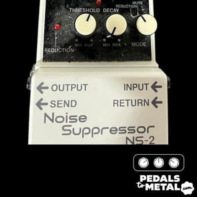 Boss NS-2 Noise Suppressor (Silver Label) 1989 - Present - White X12615 image 2