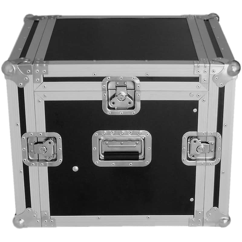EXTREME YC8U9M FLIGHT CASE LEGNO 10MM COMBO UNITA RACK 8U MIXER 9U SCATTI 3 COPERCHI 6 CHIUSURE 2 MA image 1