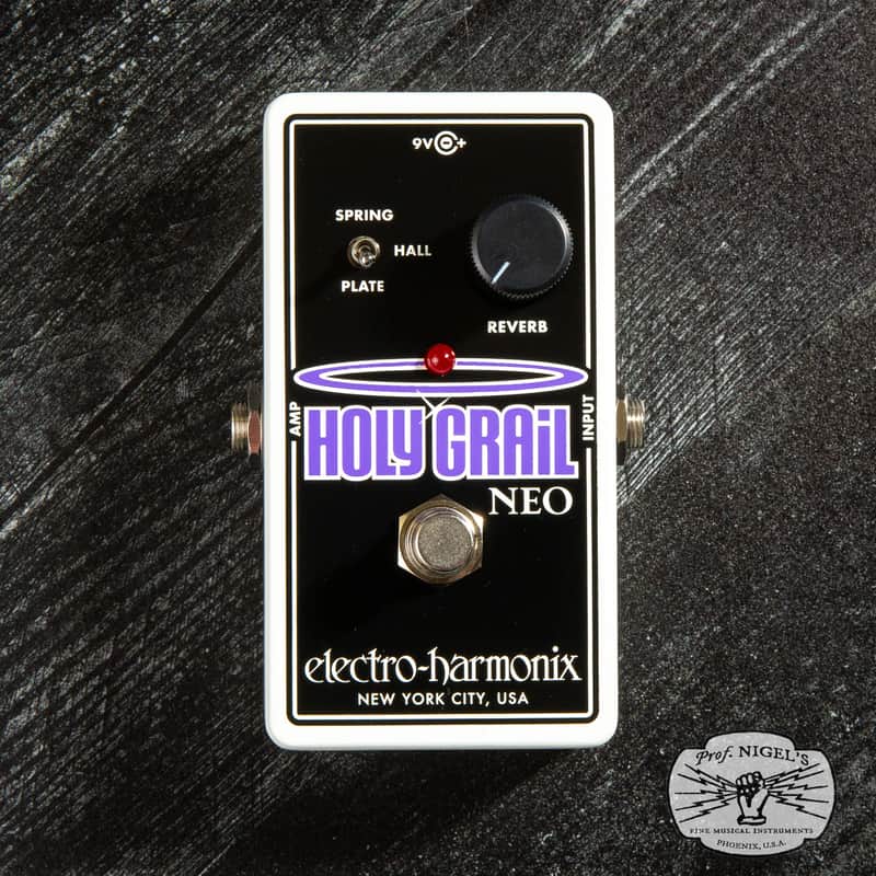 Electro-Harmonix Holy Grail Neo Reverb Pedal — Compact 3-Mode Spring / Hall / Plate image 1