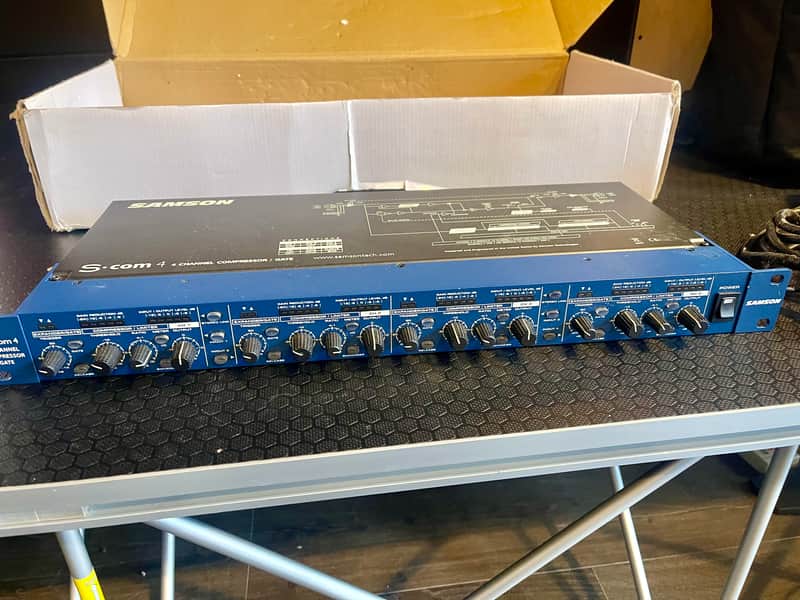 Samson S-Com 4 S Class 4-Channel Compressor/Gate 2010s - Blue image 1