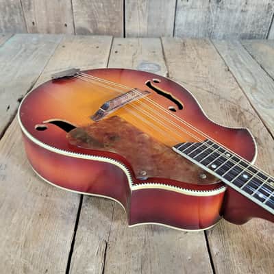 Kay 2 Point Venetian Style Mandolin 1950s with Original Case - Sunburst image 9