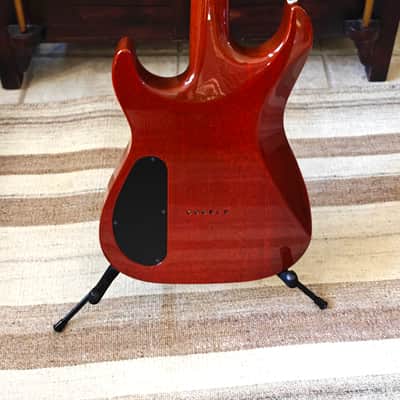 Marchione Uni-Body Neck-Through – Venetian Red – 2000s Boutique Electric Guitar image 8