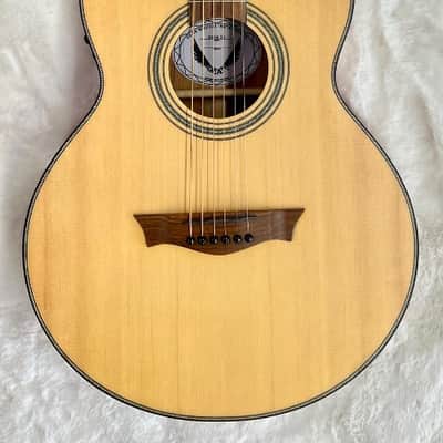 Dean St. Augustine Mini Jumbo Acoustic-Electric Guitar, Natural Model # SAMJE SN image 1