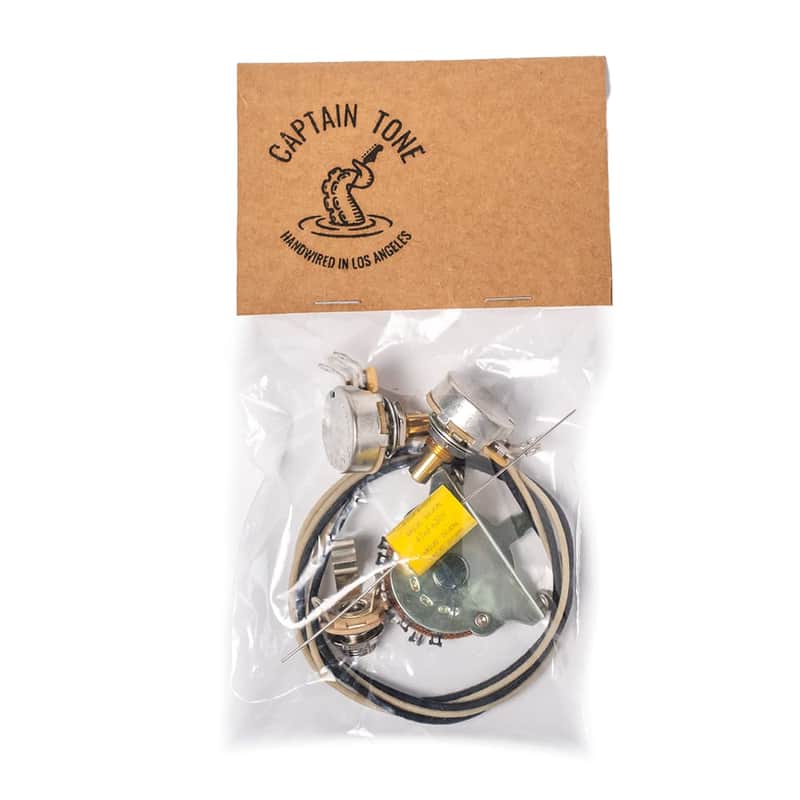 Humbucker Telecaster DIY Wiring Upgrade Kit - Dijon Yellow Mustard image 1