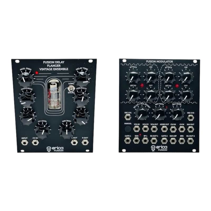 Immagine Erica Synths Fusion Delay/Flanger/Vintage Ensemble, Fusion Modulator   bundle sale! - 1