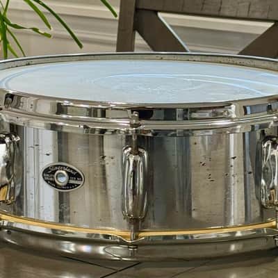 Slingerland No. 141 Festival Model 5x14" 8-Lug Chrome Over Steel Snare Drum with Rapid Strainer 1973 - 1979 - Chrome image 2