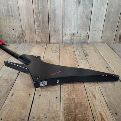 Hondo Death Dagger 1980s Refinished with original hard case - Black image 9