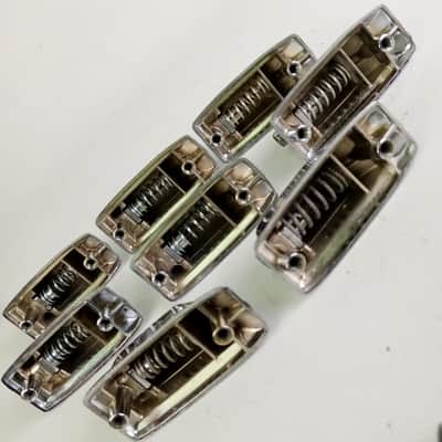 *Rogers 8x Beavertail Tom/Snare Drum Lugs Chrome Fullerton Vintage 60s Powertone image 3