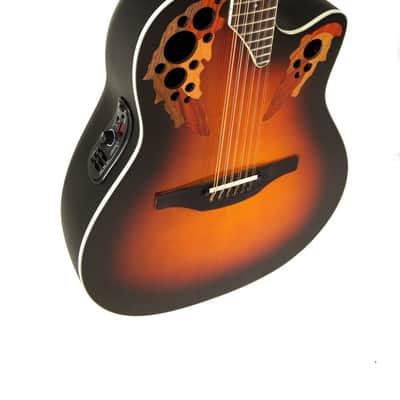 Ovation 2758AX-NEB Pro Series Standard Elite Deep Contour Solid Spruce Top 12-String Acoustic-Electric Guitar w/ABS Deluxe Case image 6