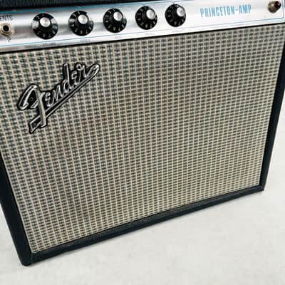 Fender Princeton Amp 1x10" Combo 1973 - Black image 5
