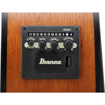Ibanez PCB54E Grand Concert Acoustic-Electric Bass Guitar Open Pore Natural image 12