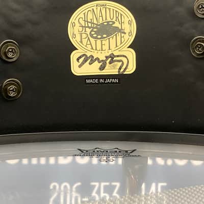 Tama - 5x12" Mike Portnoy Signature MP125 Melody Master Snare Drum - Hammered Flat Black 2000s–early 2010s image 9