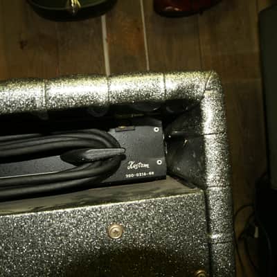 Vintage Kustom Charger 200 Watt Guitar Amp Padded Silver image 8