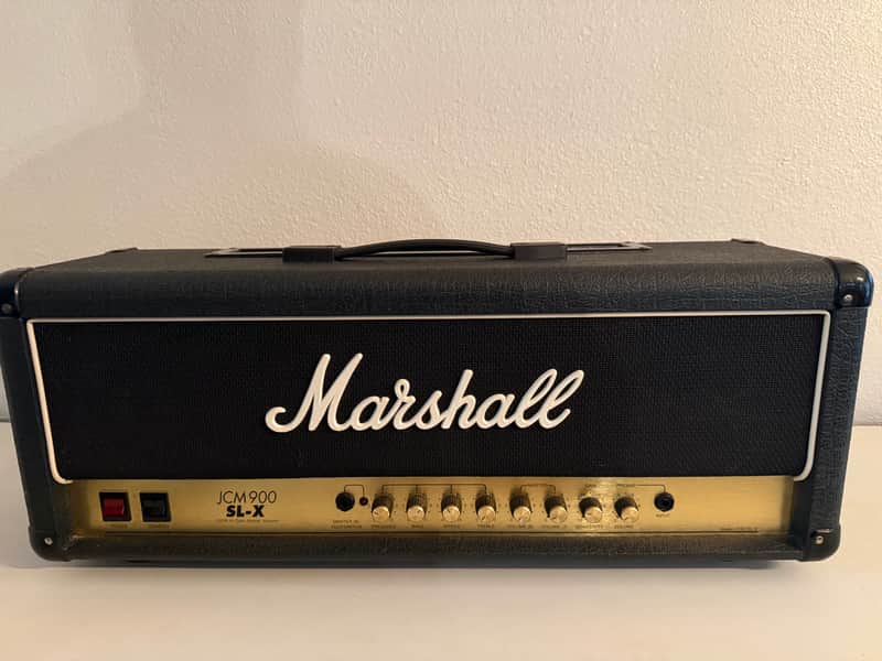 Marshall JCM 900 Model 2100 SL-X 100-Watt Hi Gain Master Volume Head 1990s - Black image 1
