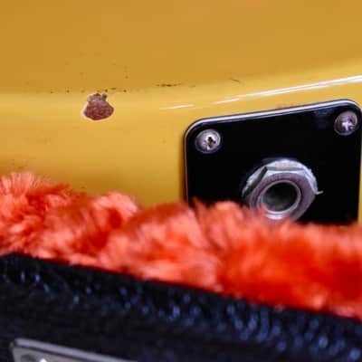 80’s Burny Japan Rock ’n Roll Version RTV-55 Les Paul Junior Double Cut in TV Yellow RARE Fernandes MIJ Japanese Vintage Lawsuit Fujigen JR DC Gibson image 14