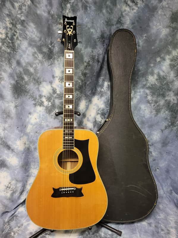 Video Demo Vintage 1977 Ibanez Model 2601 Artist Jumbo Dreadnought Pro Setup Soft Shell Case image 1