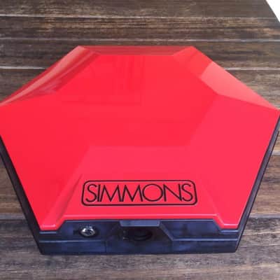 SIMMONS E-DRUM VINTAGE 80 PAD RED image 3