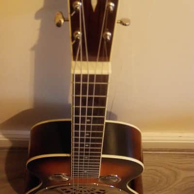 Regal RD-40VS, Resophonic Studio Series Top Model , Acoustic Blues/ Bluegrass, Square-Neck Spider Bridge, Single Cone Resonator, Lap Slide/Dobro Guitar. image 11
