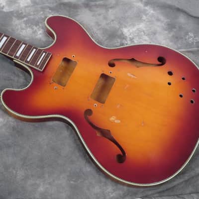 Kay Professional K650 1967 Sunburst - Vintage Valco Silvertone Guitar Husk Project image 15