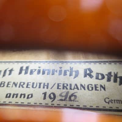 Ernst Heinrich Roth Violin, 1996, 4/4, Germany image 3